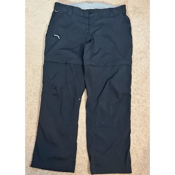 World Wide Sportsman Pants - World Wide Sportsman Convertible Zip-Off Pants Shorts Women's Size‎ 18 Black